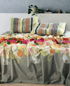 Breezy Bloom Cotton Printed Bedsheet Set