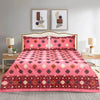 Flamingo Cotton Embroidery Bedsheet Set - Khan Tex